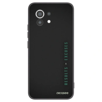 Picasee silikónový čierny obal pre Xiaomi Mi 11 - Results x Excuses
