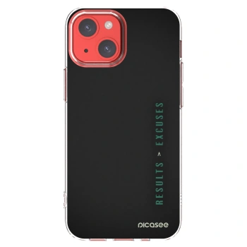 Picasee silikónový prehľadný obal pre Apple iPhone 13 mini - Results x Excuses