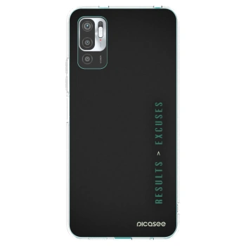 Picasee silikónový prehľadný obal pre Xiaomi Redmi Note 10 5G - Results x Excuses