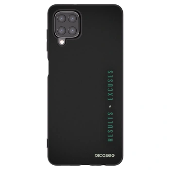 Picasee silikónový čierny obal pre Samsung Galaxy M12 M127F - Results x Excuses