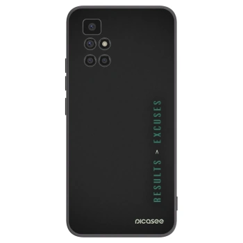 Picasee silikónový čierny obal pre Xiaomi Redmi 10 - Results x Excuses