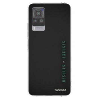 Picasee silikónový prehľadný obal pre Vivo X60 Pro 5G - Results x Excuses