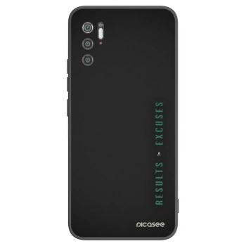 Picasee silikónový čierny obal pre Xiaomi Poco M3 Pro 5G - Results x Excuses