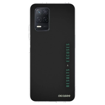 Picasee silikónový prehľadný obal pre Realme 8 5G - Results x Excuses