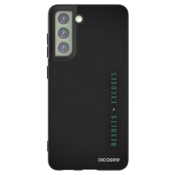 Picasee silikónový čierny obal pre Samsung Galaxy S21 FE 5G - Results x Excuses