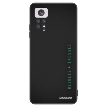 Picasee silikónový čierny obal pre Xiaomi Redmi Note 11 - Results x Excuses