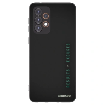 Picasee silikónový čierny obal pre Samsung Galaxy A33 5G A336 - Results x Excuses