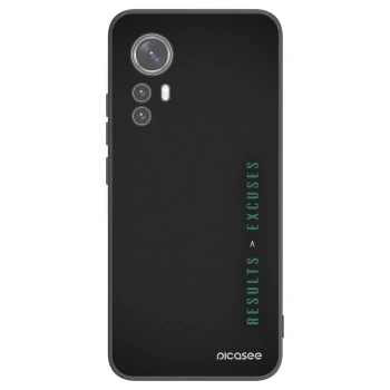 Picasee silikónový čierny obal pre Xiaomi 12X - Results x Excuses