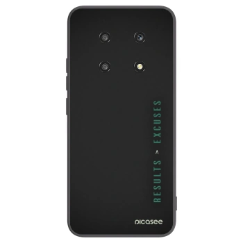 Picasee silikónový čierny obal pre Honor Magic4 Lite 5G - Results x Excuses