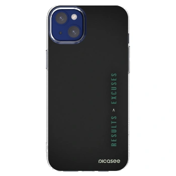 Picasee silikónový prehľadný obal pre Apple iPhone 14 Plus - Results x Excuses