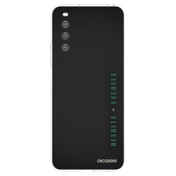 Picasee silikónový prehľadný obal pre Sony Xperia 10 IV 5G - Results x Excuses