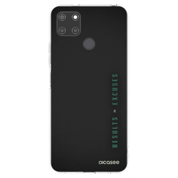 Picasee silikónový prehľadný obal pre Realme C21Y - Results x Excuses