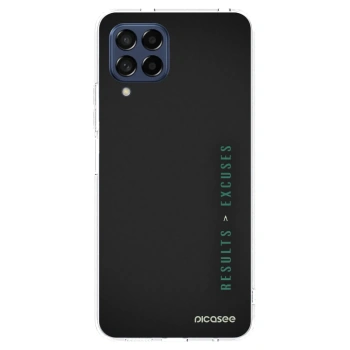Picasee silikónový prehľadný obal pre Samsung Galaxy M53 5G - Results x Excuses