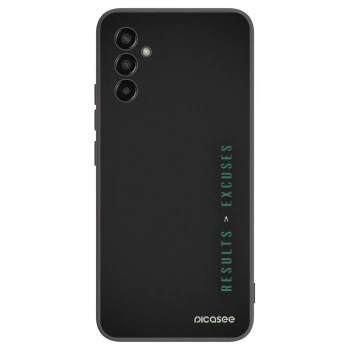 Picasee silikónový čierny obal pre Samsung Galaxy M13 M135F - Results x Excuses
