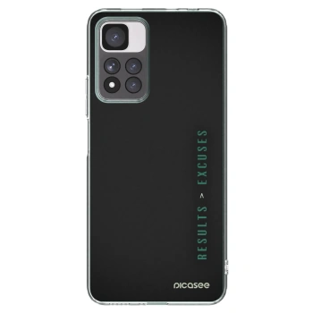 Picasee silikónový prehľadný obal pre Xiaomi Redmi Note 11 Pro+ 5G - Results x Excuses