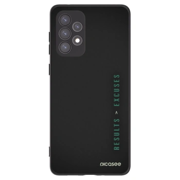 Picasee silikónový čierny obal pre Samsung Galaxy A73 5G - Results x Excuses