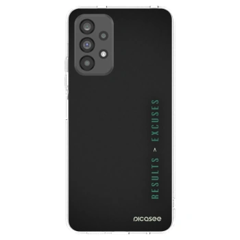 Picasee silikónový prehľadný obal pre Samsung Galaxy A73 5G - Results x Excuses