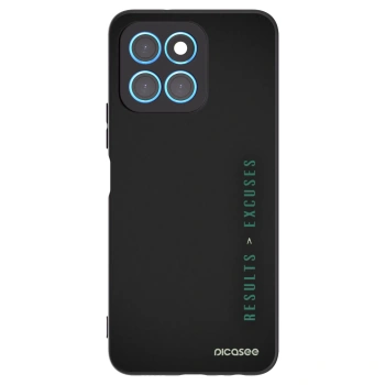 Picasee silikónový čierny obal pre Honor X8 5G - Results x Excuses