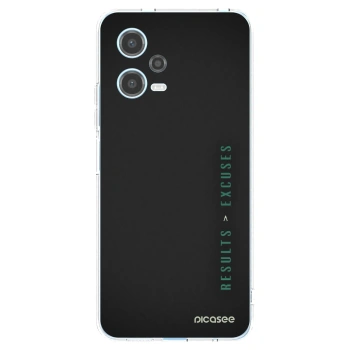 Picasee silikónový prehľadný obal pre Xiaomi Redmi Note 12 5G - Results x Excuses