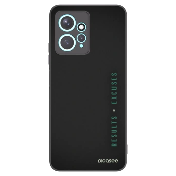 Picasee silikónový čierny obal pre Xiaomi Redmi Note 12 4G - Results x Excuses