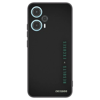 Picasee silikónový čierny obal pre Xiaomi Poco F5 - Results x Excuses
