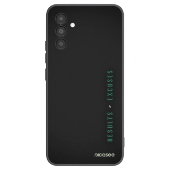 Picasee silikónový čierny obal pre Samsung Galaxy A04s A047F - Results x Excuses