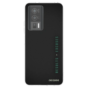 Picasee silikónový prehľadný obal pre Xiaomi Poco F5 Pro 5G - Results x Excuses