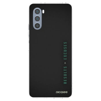 Picasee silikónový prehľadný obal pre Motorola Moto G62 - Results x Excuses