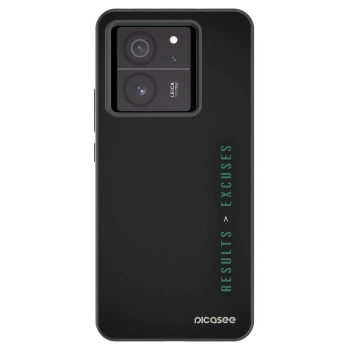 Picasee silikónový čierny obal pre Xiaomi 13T Pro - Results x Excuses