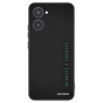 Picasee silikónový čierny obal pre Realme 10 4G - Results x Excuses