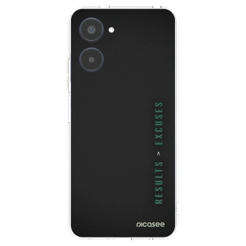 Picasee silikónový prehľadný obal pre Realme 10 4G - Results x Excuses