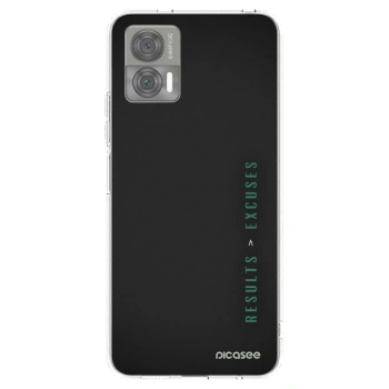 Picasee silikónový prehľadný obal pre Motorola Edge 30 Neo - Results x Excuses