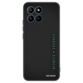 Picasee silikónový čierny obal pre Honor 70 Lite - Results x Excuses