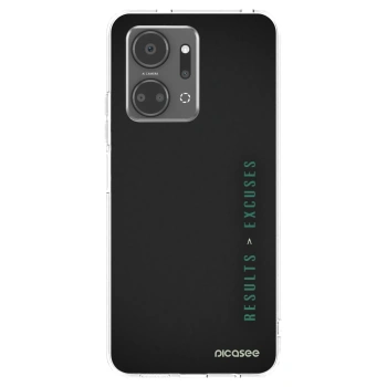 Picasee silikónový prehľadný obal pre Honor X7a - Results x Excuses
