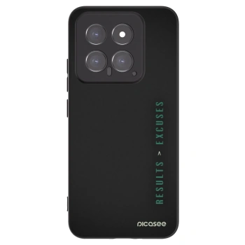 Picasee silikónový čierny obal pre Xiaomi 14 - Results x Excuses