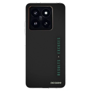 Picasee silikónový prehľadný obal pre Xiaomi 14 Pro - Results x Excuses