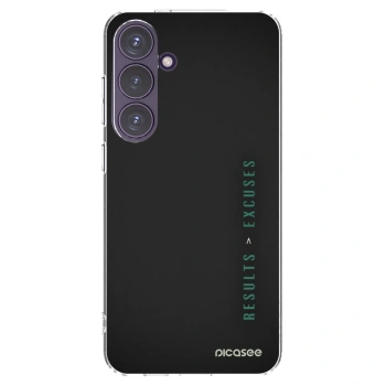 Picasee silikónový prehľadný obal pre Samsung Galaxy S24+ S926B 5G - Results x Excuses