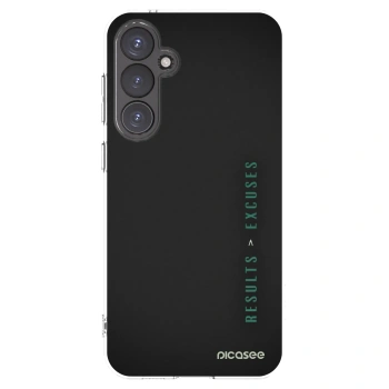 Picasee silikónový prehľadný obal pre Samsung Galaxy S23 FE S711B - Results x Excuses
