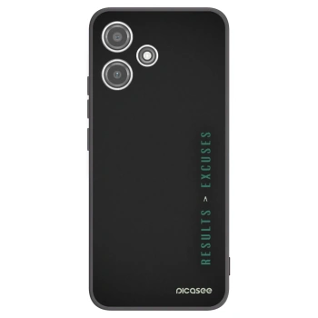 Picasee silikónový čierny obal pre Xiaomi Redmi 12 5G - Results x Excuses