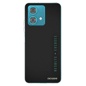 Picasee silikónový prehľadný obal pre Motorola Edge 40 Neo - Results x Excuses