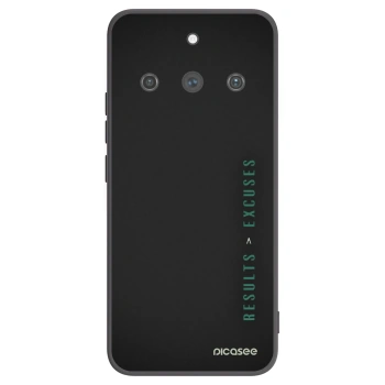Picasee silikónový čierny obal pre Realme 11 Pro+ - Results x Excuses