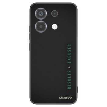 Picasee silikónový čierny obal pre Xiaomi Poco X6 - Results x Excuses