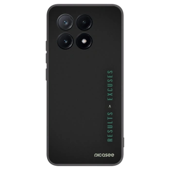 Picasee silikónový čierny obal pre Xiaomi Poco X6 Pro - Results x Excuses