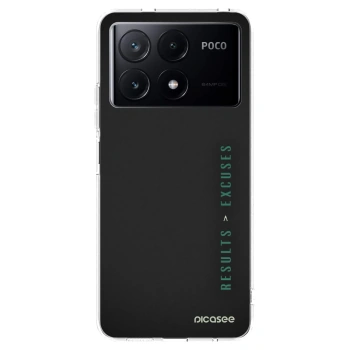 Picasee silikónový prehľadný obal pre Xiaomi Poco X6 Pro - Results x Excuses