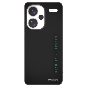 Picasee silikónový čierny obal pre Xiaomi Redmi Note 13 Pro+ 5G - Results x Excuses