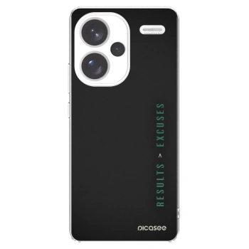 Picasee silikónový prehľadný obal pre Xiaomi Redmi Note 13 Pro+ 5G - Results x Excuses