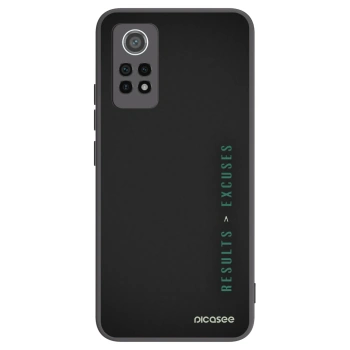 Picasee silikónový čierny obal pre Xiaomi Redmi Note 12 Pro 4G - Results x Excuses