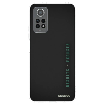 Picasee silikónový prehľadný obal pre Xiaomi Redmi Note 12 Pro 4G - Results x Excuses
