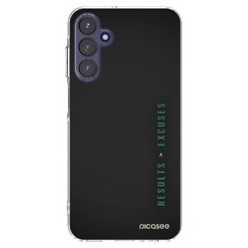 Picasee silikónový prehľadný obal pre Samsung Galaxy A15 A155F 4G - Results x Excuses