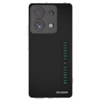 Picasee silikónový prehľadný obal pre Xiaomi Redmi Note 13 Pro 4G - Results x Excuses